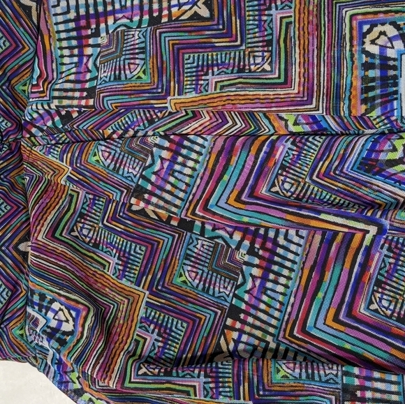 Profile by Gottex Skyline Tapestry Sante Fe Bandeau Fly Away Tankini Top US 8 - Picture 7 of 12